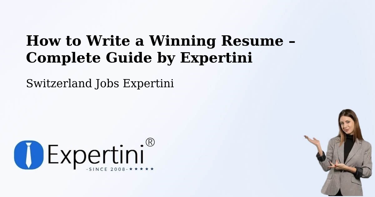 Resume Writing Guide for Job Seekers – Beringen - Beringen, Switzerland Jobs Expertini